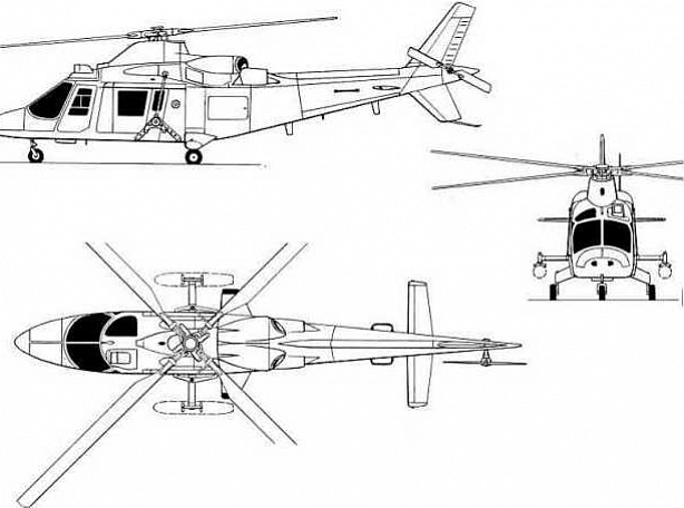 вертолет Agusta Westland 109 power grand